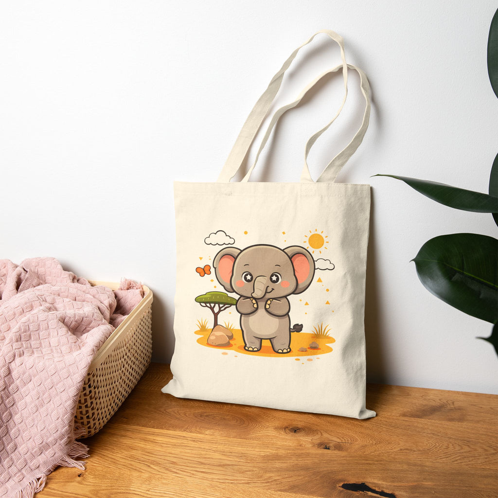 Sunny Elephant Tote Bag