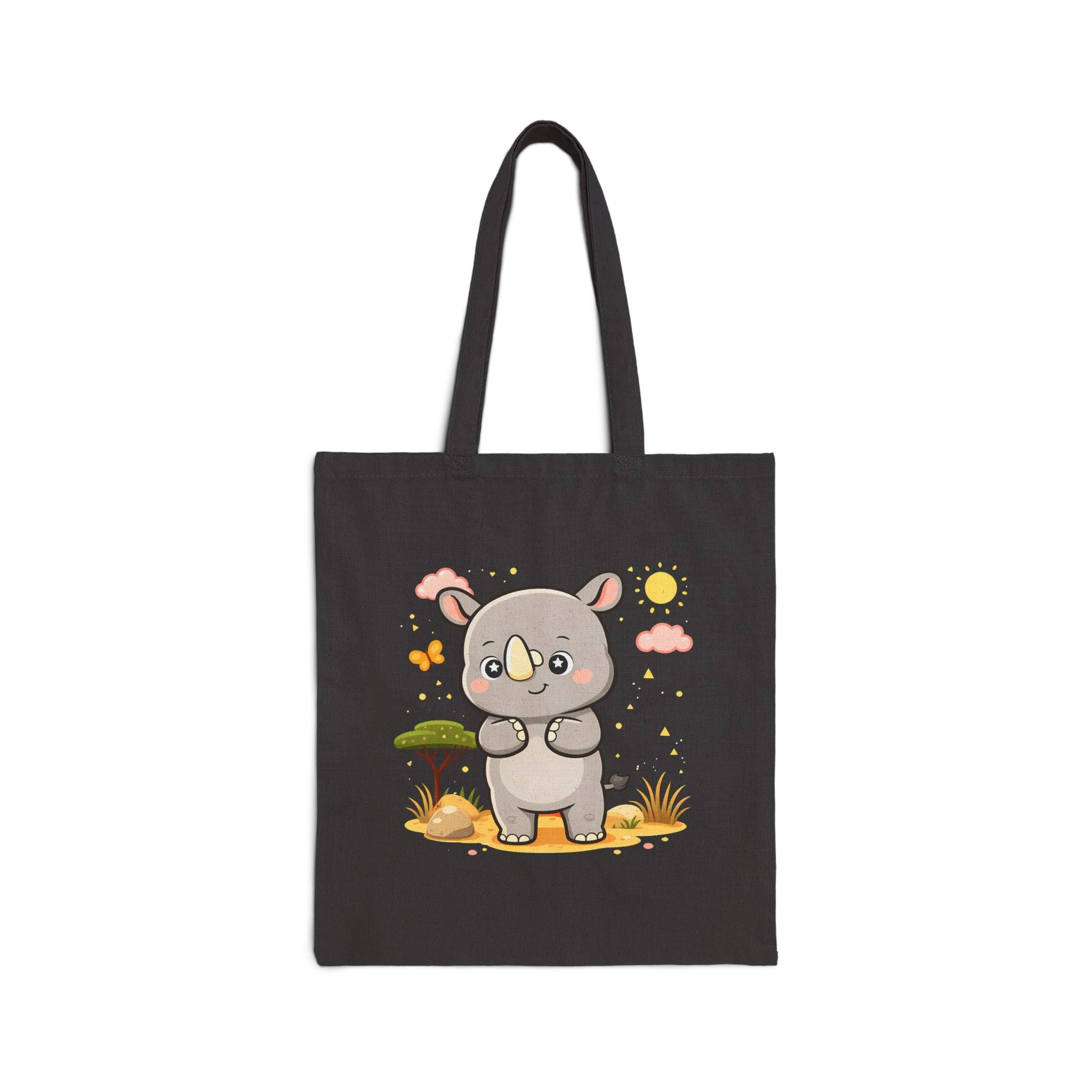 Sunny Rhino Tote Bag