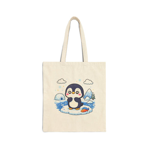 Snowy Penguin Tote bag