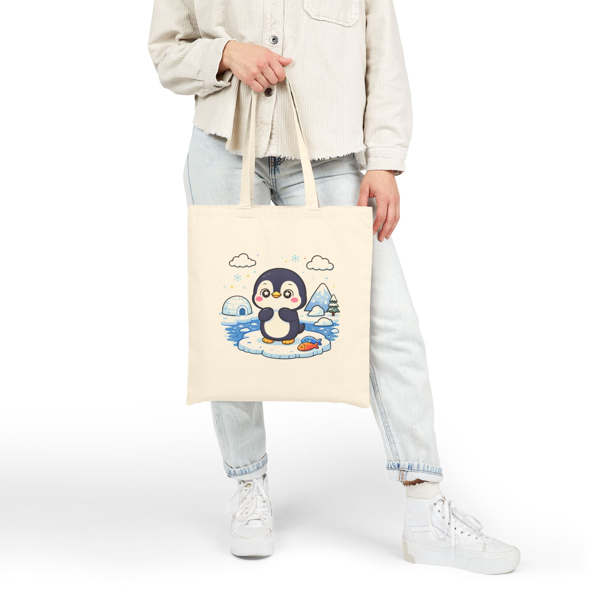 Snowy Penguin Tote bag